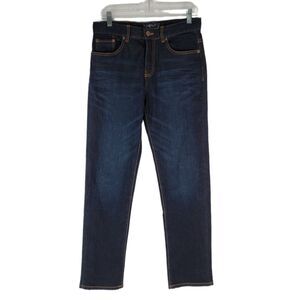 Lucky Brand Jeans Boys 18 31x30.5 Blue Classic Straight Leg Dark Wash Adjustable